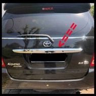 Rear trunklite List for trunk door TOYOTA INNOVA Old Inova 2004 to 2011 chrome black matte 2005 2006