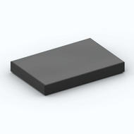 [2 Pieces] LEGO Smooth Flat Floor Tiles 2x3 Black ID 6162892 26603