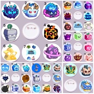 Blox fruits badge 3 different pieces 5.8cm / blox fruits game pin