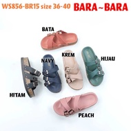 WS856-BR15 BARA BARA ORIGINAL jelly sandals soft rubber slippers women's sandals barabara girls impo