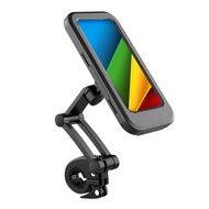 XPE Bike Phone Holder Waterproof 360 Degree Rotation with Cover Handlebar Rear View Mirror Riding Navigation Mount Mobile Phone Accessories Mobile Phone Holder