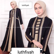 CANTIK !! ABAYA CANTIK TERBARU / ABAYA TURKI / ABAYA HITAM BORDIR / ABAYA HITAM WANITA / ABAYA SIMPL