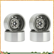 4PCS 1.9Inch Metal Beadlock Wheel Hub Rim for 1/10 RC Crawler Car Titanium youyilu