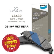 Original Bendix [DB1497MKT] Rear Brake Pad - Lexus LS430 Rear Brake Pad