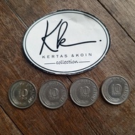 Paket Koin 10 Cent Singapore/Singapura Tahun Lama (4 Keping)