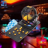 [Gazechimp] Traditional Bingo Game Bingo Machine Toy Bingo Chips Classic Bingo Set for Travel Party 
