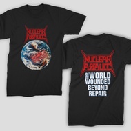 Kaos Band Nuclear Assault Game Over/ Kaos Band Nuclear Assault/ Tshirt Band Nuclear Assault/ Tshirt 