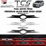 TCS NEW PERODUA ALZA 2022-2025 CAR TAIL GATE TRIM GARNISH ACCESSORIES
