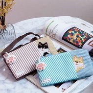 Taiwan Leather Baobab Pure Cotton Canvas Zipper Bag - Shoulder/Crossbody Phone Bag