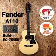 Fender A100 / A110 / Ibanez A120 40" Acoustic Guitar with Pickup EQ # Telecaster Piano Bass Keyboard Capo Tuner Ukulele