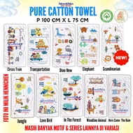 Kuma Kuma Pure Cotton Towel Baby Towel Children's Towel 60Cm x 120Cm / 100Cm x 50Cm