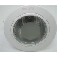 13804 1x18W Glass Recessed White PHILIPS Light