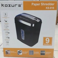 MESIN Kozure KS918 Official & Original Warranty - Paper Shredder Cross Cut - Paper Shredder KS918