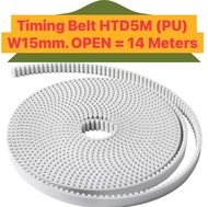 Timing Belt HTD5M (PU) W15mm. OPEN = 14 Meters