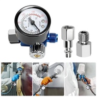 yosunrui5j] 1/4" Air Pressure Regulator  Paint  Pressure Gauge Pneumatic Tool Accessory General Gene