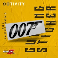 Cutting Sticker 007 JAMES BOND