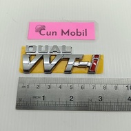 BEST ORIGINAL DUAL VVT-I LOGO EMBLEM DIMENSIONS LENGTH 7.4CM WIDTH 2.7 CM