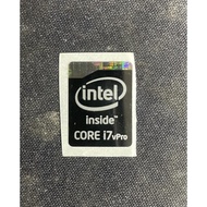 Sticker logo intel Core i7 vPro ori Black type B