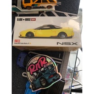 MINI GT HONDA NSX KAIDO WORKS V1 YELLOW KHMG108 SEALED
