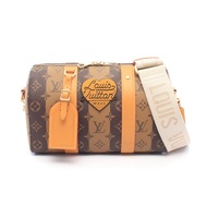 【二手】路易威登LOUIS VUITTON單肩包LOUIS VUITTON × NIGO City Keepall Monogram Stripe LV Squared M45963 PVC塗層帆布
