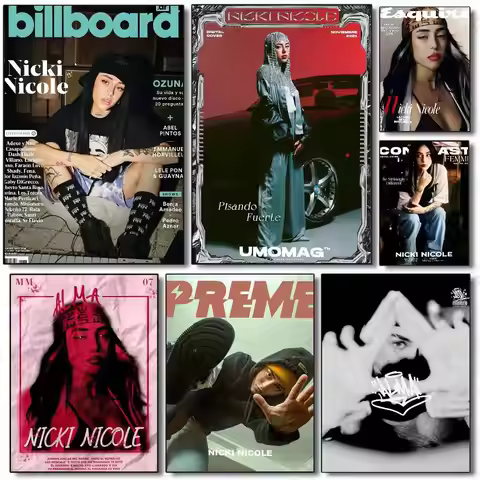 Nicki Nicole Singer Alma Poster living room Wall Art Garage Room DecorWater Proof Paper Print Room D