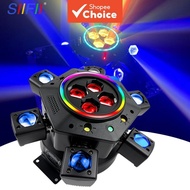 150W Moving Head Light, 10 LED RGBW Beam Stage Lighting, DMX512 Sound Activated Strobe Spotlight for