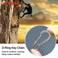 ADMORE D-Ring Key Chain  EDC Gear MIni Titanium Alloy Safety Travel Tools Camping Keyring