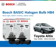 Bosch HB4 Halogen Headlight Bulb (55W) set of 2 for Toyota Altis E140