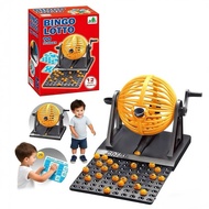 Children's Educational Interactive Mini Lottery Machine Hand-cranked Bingo Game Toy Desktop Lottery 