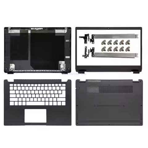 New For Dell Latitude 3410 E3410 LCD Back Cover/Front Bezel/Hinges/Palmrest/Bottom Case Top Housing 