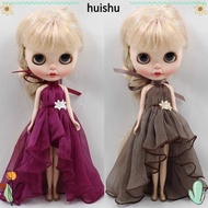 HUISHU Dolls Princess Dresses, DIY Accessories Cute Evening Gown Dresses, High Quality Fashion Mini 