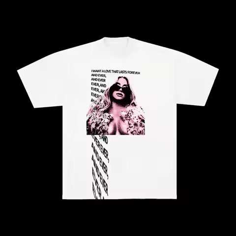 2026 Summer Kesha Tour T-Shirt 100% cotton Men's and Women's short sleeve Streetwear Loose Y2K round