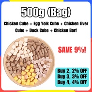 PETSEE Freeze Dried Chicken Cube for Cat Chicken Cube 500g Dried Chicken for Cat