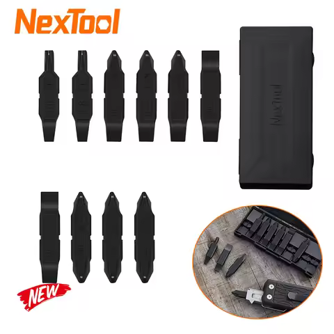 NexTool Bit Kit Set AS2 Screwdriver Bit Set for NexTool Pocket Tools E1 Flagship Captain Hand Tools 