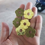 [ southern warehouse ] (COMBO 10) MINI Baby Gold Plated Apricot Blossom Coin, Lucky Apricot Blossom 