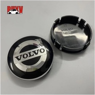 BuyV ฝาครอบดุมวงล้อรถยนต์ของ Volvo Hubcap ขนาด64มม. ฝาครอบดุมล้อสำหรับวอลโว่ S60 S90 XC40 XC60 V90 S