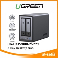 UGREEN NASYNC DXP2800 2-BAY DESKTOP NAS | INTEL N100 QUAD-CORE CPU | 8GB DDR5 RAM | 2.5GBE 2 * M.2 N