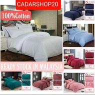 PROYU 100 COTTON 7 IN 1 HOTEL STYLE (1200 thread count)CADAR Fitted Bedsheet With Comforter (Queen/King)