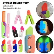 3D Gravity Knife Carrot Knife Fun Toy Gravity Knife Carrot Knife 3D Printing Fidget Toy Gravity Jump