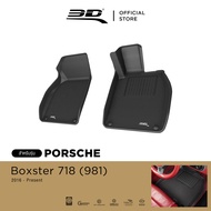 3D Mats พรมปูพื้นรถยนต์ PORSCHE BOXSTER (718)  2016 - 2026  พรมกันลื่น พรมกันนํ้า พรมรถยนต์