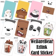 weBareBear Ezlink Card Sticker (Hologram)