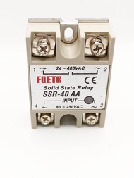 ออกบิลได้ SSR Solid State Relay Module AC-AC 25A 40A 75A 100A  แรงดันไฟฟ้า80-250V 220V AC 24-380V ACโหลด ทักเชท