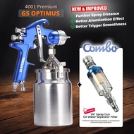 1000ML OPTIMUS 4001 Paint Spray Gun Penyembur Cat Rumah Kereta Air Spray Gun Cat Car Spray Gun Paint