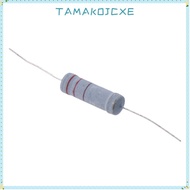 TAMAKOCXE6 220 Ohm Resistor, Metal Oxide Film Resistors Flame Proof, Low noise Axial Lead 5W 5% Tole