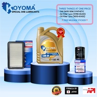 SUZUKI SWIFT 1.5cc AIR FILTER + OIL FILTER + KOYOMA 5W30 SEMI SYNTHETIC ENGINE OIL