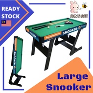 🔥Ready Stock🔥Home Leisure Foldable Sport Snooker Table Pool Table Billiard Game Set Meja Pool Meja S