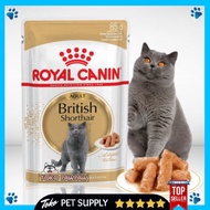 Royal Canin British Shorthair Adult 85g Pouch Makanan Basah Kucing