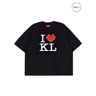 AGAINST LAB. I <3 KL TEE 2.0 - BLACK [BOXY]