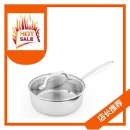 Buffalo 16cm Stainless Steel Saucepan BL16