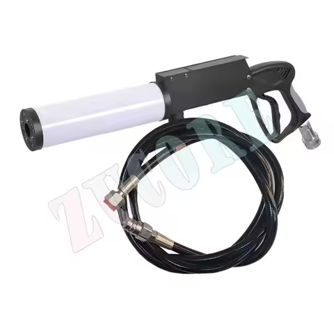 Bar Led Carbon Dioxide Air Column Gun/CO2 Handheld Dry Ice Spray Smoke Pipe/Stage Smoke Machine/Nigh